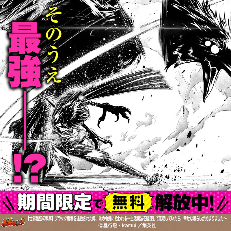 【世界最強の執事】ブラック職場を追放された俺、氷の令嬢に拾われる　～生活魔法を駆使して無双していたら、幸せな暮らしが始まりました～